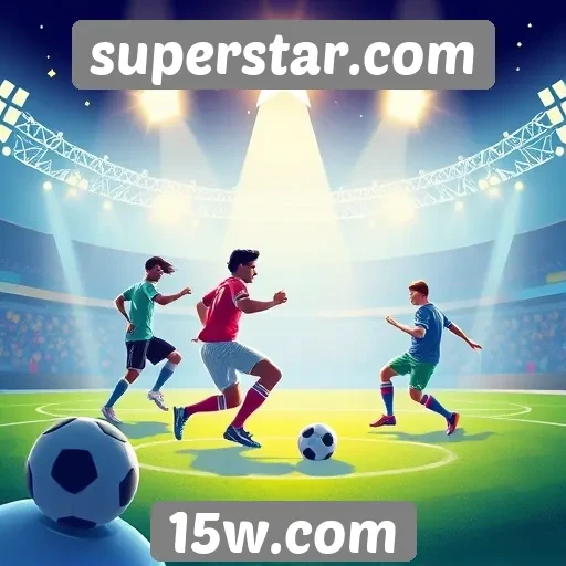 Gameplay ao vivo e interatividade em superstar.com